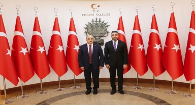 Çorum Valisi Dağlı'ya ziyaret