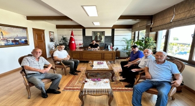 Espiye Muhtarlar Derneği'nden Kaymakam Tengir'e ziyaret