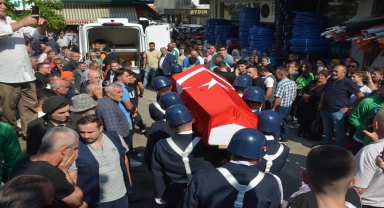Görelespor Kulübü Başkanı gazi Engin Camadan'ın cenazesi defnedildi