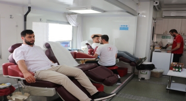 Havza'da kan bağışları toplandı