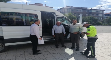Kargı ilçesinde okul servisleri denetlendi