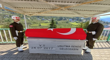 Kore gazisi Giresun'da son yolculuğuna uğurlandı
