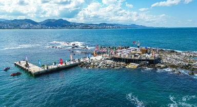 Ordu'da Fatsa Fener Adası hizmete açıldı