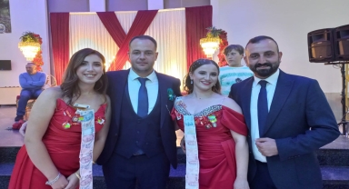 Ordu'da iki kız kardeş, kına gecesini beraber yaptı