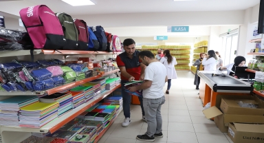 Ordu'da öğrencilere kırtasiye desteği