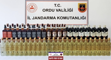 Ordu'da sahte içki ve elektronik sigara ele geçirildi