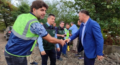 Salıpazarı'nda yeni yerleşim yerinin temeli atıldı