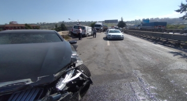 Samsun'da zincirleme trafik kazasında 2 kişi yaralandı