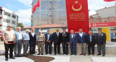 Samsun'un Terme ilçesinde Şehitler Anıtı yapıldı