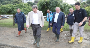 Samsun Valisi Tavlı, Canik ve İlkadım'da incelemelerde bulundu