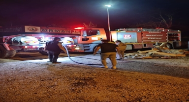 Sinop'ta yanan ev kullanılamaz hale geldi