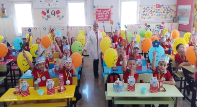 Tokat'ta birinci sınıfa başlayan öğrencilere