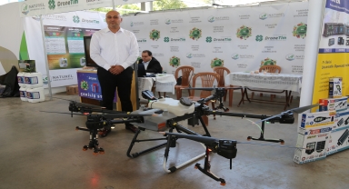 Tokat Tarım Fuarı'nda üreticilere dron kullanımı ve faydaları hakkında bilgi veriliyor