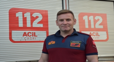 Trabzon'da itfaiyeci kardeşler 17 yıldır birlikte çalışıyor