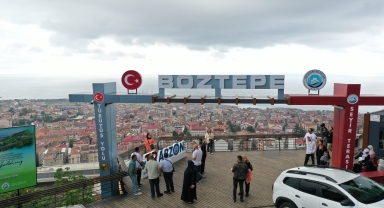 Trabzon'u 1 milyon 46 bini aşkın kişi Boztepe'den