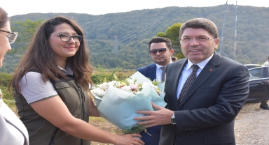 Adalet Bakanı Tunç, Amasra'da Maden Şehitleri Hatıra Ormanı açılışında konuştu: