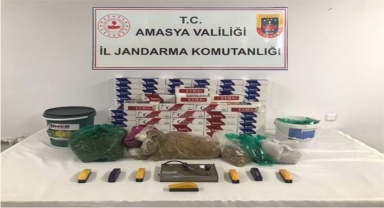 Amasya'da 23 bin 600 makaron ele geçirildi