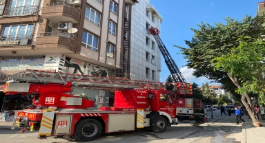 Amasya'da müzik atölyesinde çıkan yangında 1 kişi yaralandı