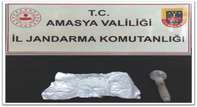 Amasya'da uyuşturucu operasyonda 2 zanlı yakalandı