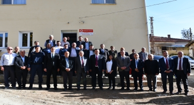 Amasya Valisi Doruk, Gümüşhacıköy'de incelemelerde bulundu
