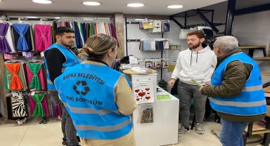 Bafra'da geri dönüşümden elde edilecek gelirle SMA'lı bebeğe yardım yapılacak