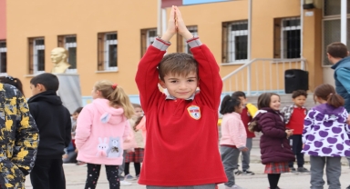 Bayburt'ta ilkokullarda fiziksel aktivite etkinlikleri başladı