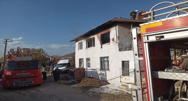Çorum'da evde çıkan yangında 1 kişi yaralandı
