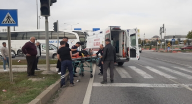 Çorum'da iki otomobilin çarpıştığı kazada 1 kişi yaralandı