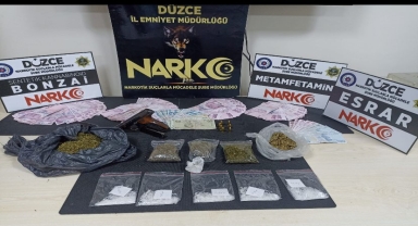 Düzce'de uyuşturucuyla yakalanan 2 kişi tutuklandı