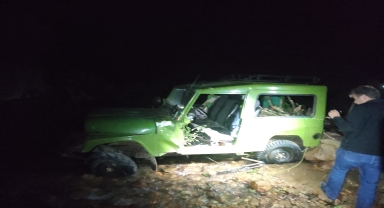 Giresun'da cipin dere yatağına devrilmesi sonucu 1 kişi öldü