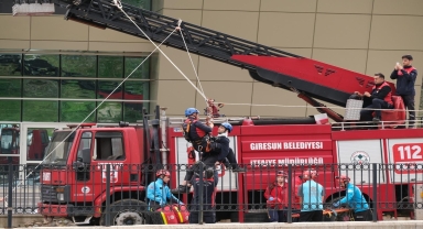 Giresun'da sel tatbikatı gerçekleştirildi