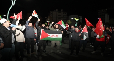 İsrail'in Gazze'deki hastaneye saldırısı Orta ve Doğu Karadeniz'de protesto edildi