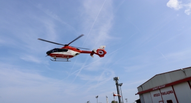 Karadeniz'de ambulans helikopterle 9 ayda 198 hasta taşındı