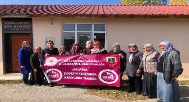 Kastamonu'da köy kadınlarına KADES uygulaması tanıtıldı