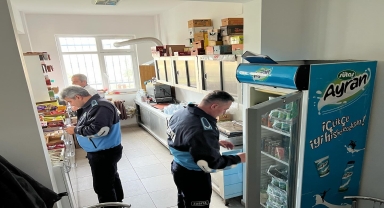Ladik'te zabıta ekipleri okul kantinlerini denetledi
