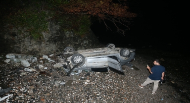 Ordu'da otomobilin uçurumdan düşmesi sonucu 4 kişi yaralandı
