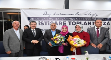Ortahisar'da muhtarlarla istişare toplantısı gerçekleştirildi