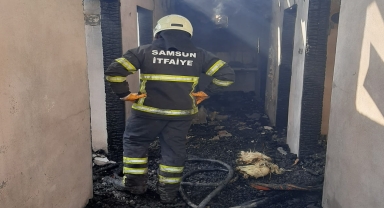 Samsun'da evde çıkan yangında 85 yaşındaki kadın öldü