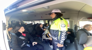 Samsun'da okul servis araçları denetlendi