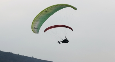 Samsun'daki Yamaç Paraşütü Hedef Eğitim Yarışması sona erdi