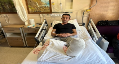 Sinop'ta ayının saldırısına uğrayan kişi ayağından yaralandı
