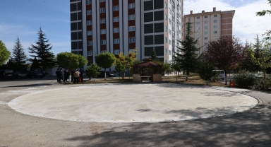 Tokat'taki TOKİ konutlarının parkları yenileniyor