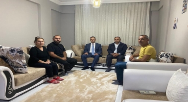 Turhal'da şehit yakınları ve gaziler ziyaret edildi