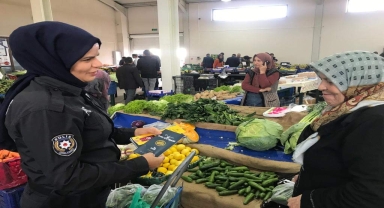 Yeniçağa'da vatandaşlar aile içi şiddetle mücadele konusunda bilgilendiriliyor