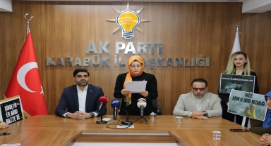 AK Parti Karabük Kadın Kollarından kadına yönelik şiddetle mücadele açıklaması