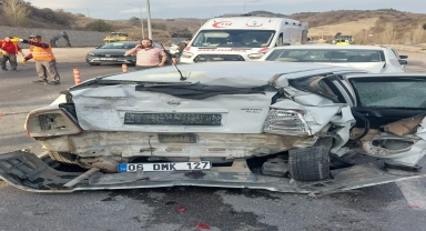 Amasya'da zincirleme trafik kazasında 5 kişi yaralandı