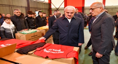 Amatör futbol kulüplerine malzeme desteği
