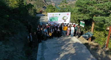Artvin'de Cumhuriyet'in 100. yılında doğa yürüyüşü yapıldı