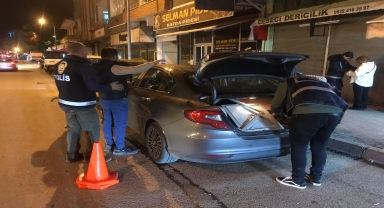 Bafra'da polis ekipleri asayiş uygulaması yaptı