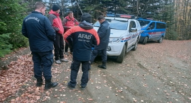 Bolu'da mantar ararken kaybolan kişiyi arama çalışması başladı